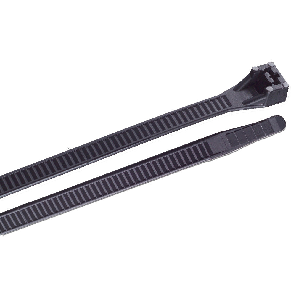Ancor 8" UV Black Heavy Duty Cable Zip Ties - Part Number 199207