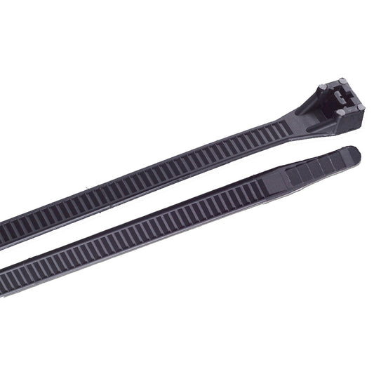 Ancor 8" UV Black Heavy Duty Cable Zip Ties - Part Number 199207