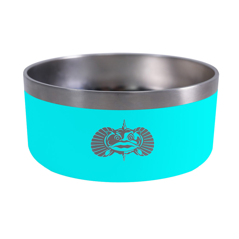 Toadfish Non-Tipping Dog Bowl - Teal, Part Number 1051