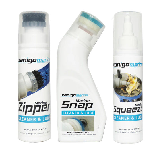 Xanigo Marine XMZSLS3PC 3-Piece Marine Zipper & Snap Lube Set