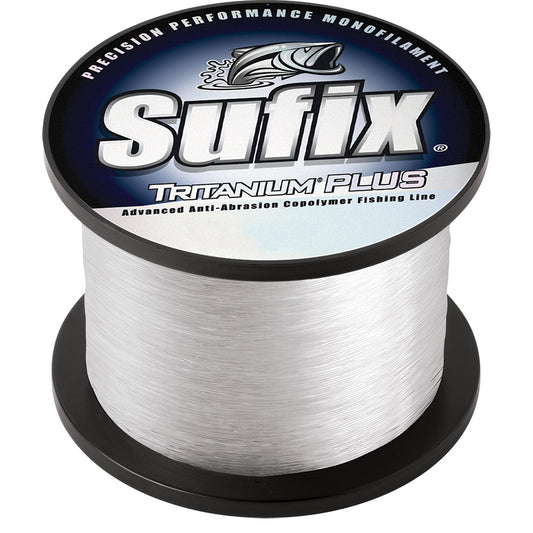 Sufix Tritanium Plus 30lb Clear Fishing Line - 450 Yards