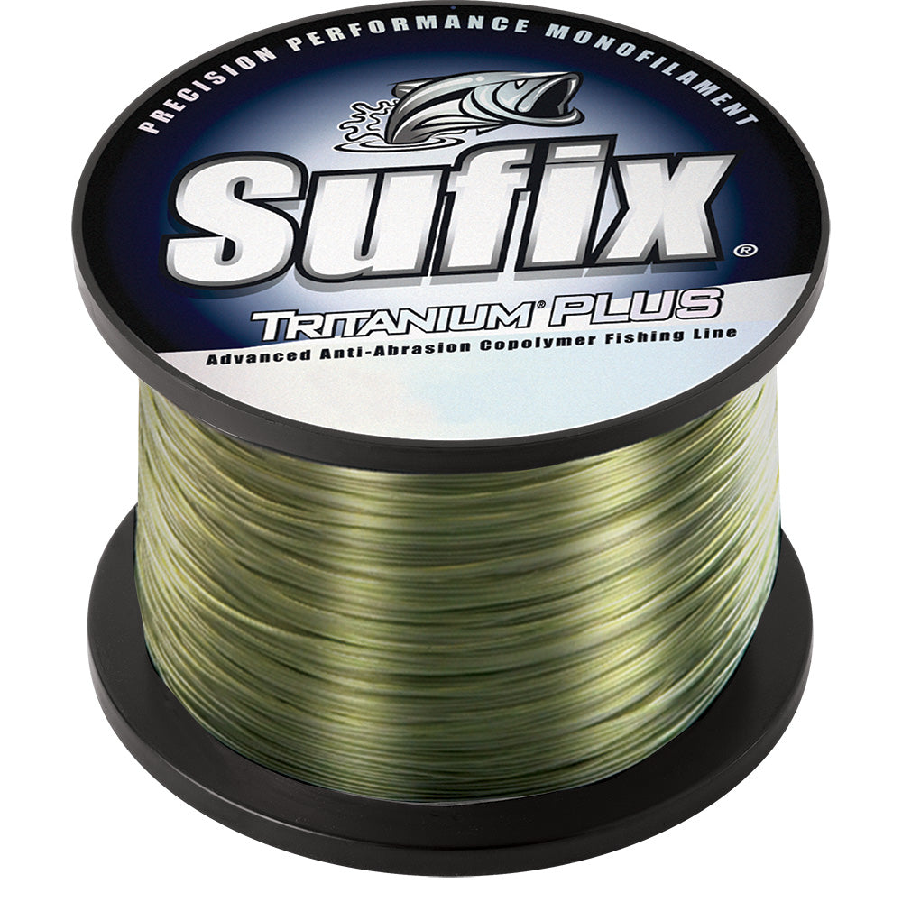 Sufix Tritanium Plus 30lb Fishing Line - Dark Green - 450 Yards