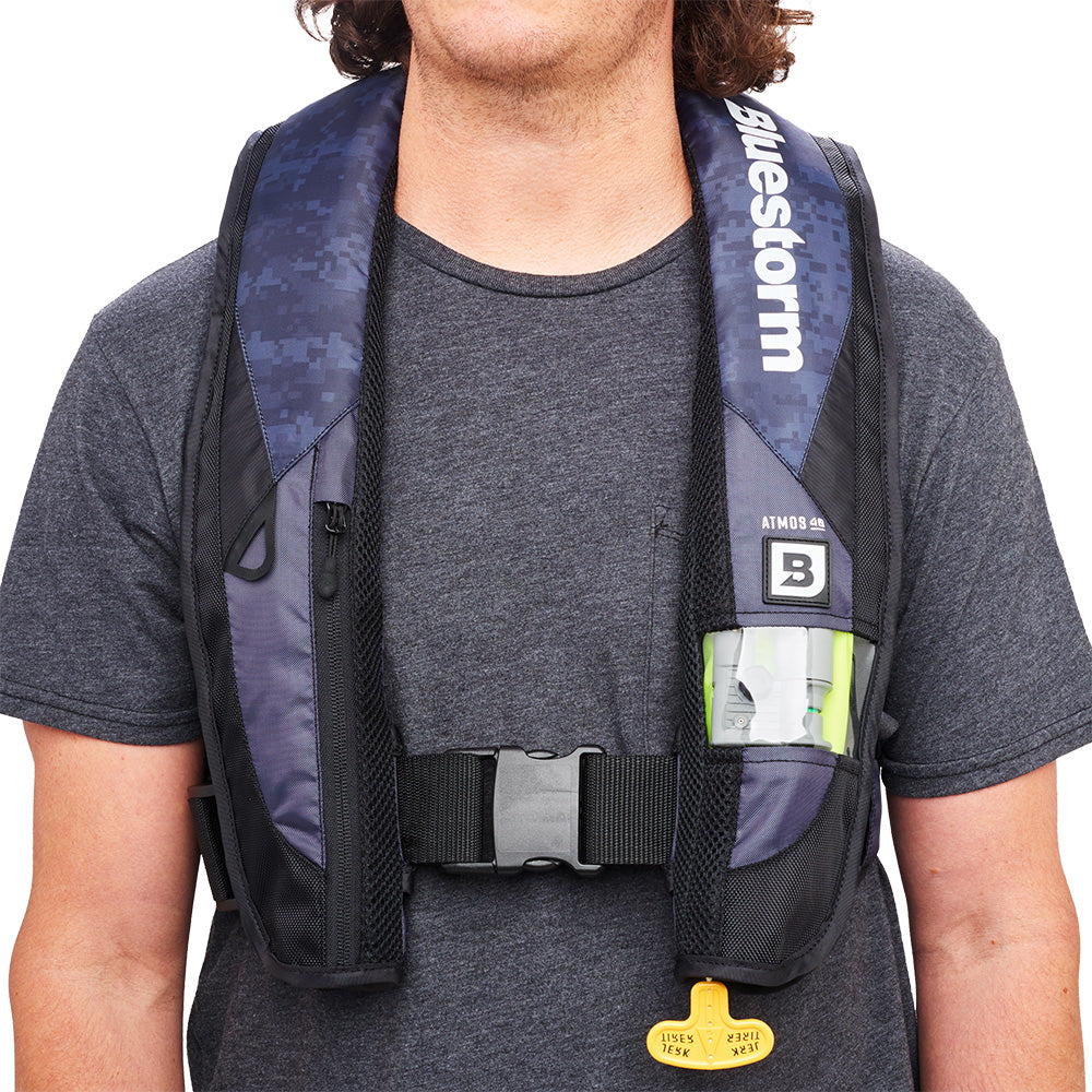 Bluestorm Atmos 40 Auto Type II Inflatable PFD - Coastal Blue (Part D1H-23-BSB)