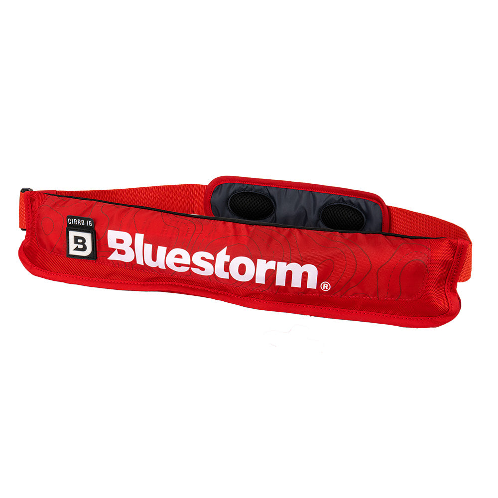 Bluestorm Cirro 16 Manual Inflatable Belt Pack - BS-USD6MM-RED