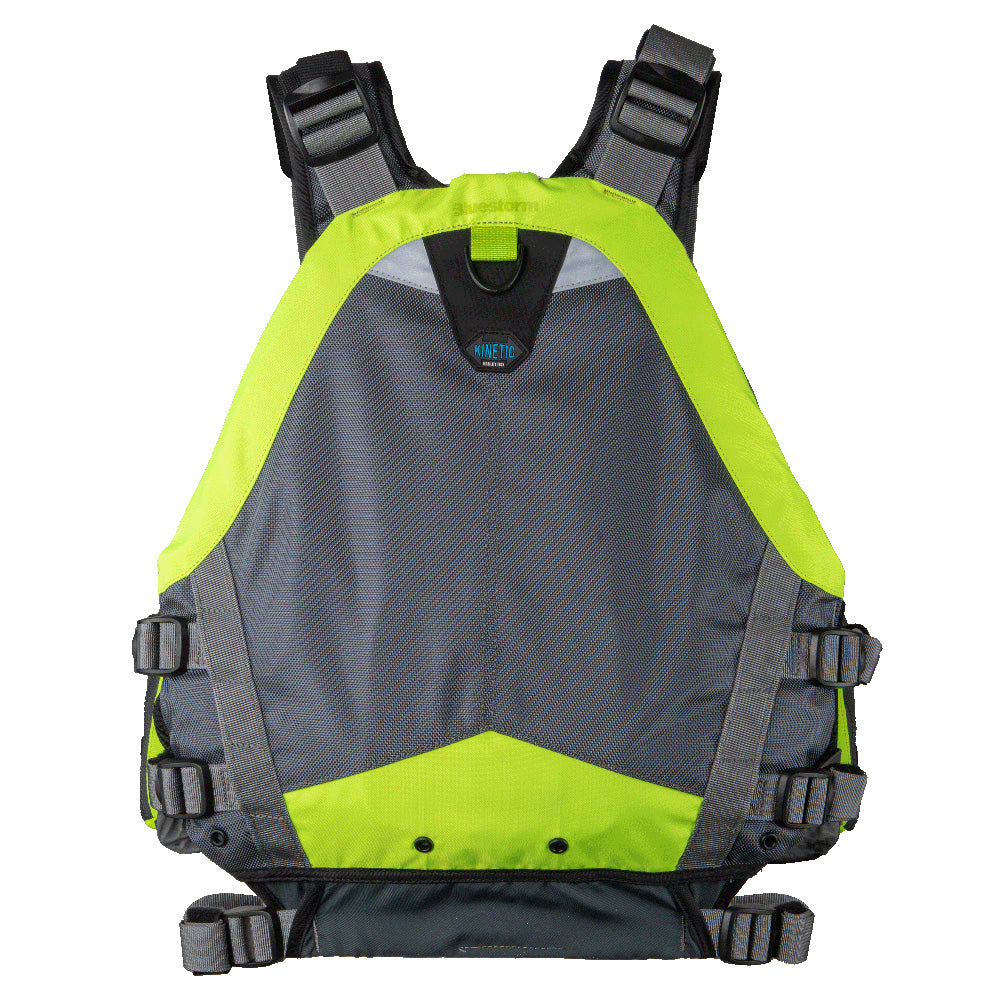 Bluestorm Kinetic Kayak Fishing Vest - Hi-Vis - 2XL/3XL (BS-409-HVS-XXL)