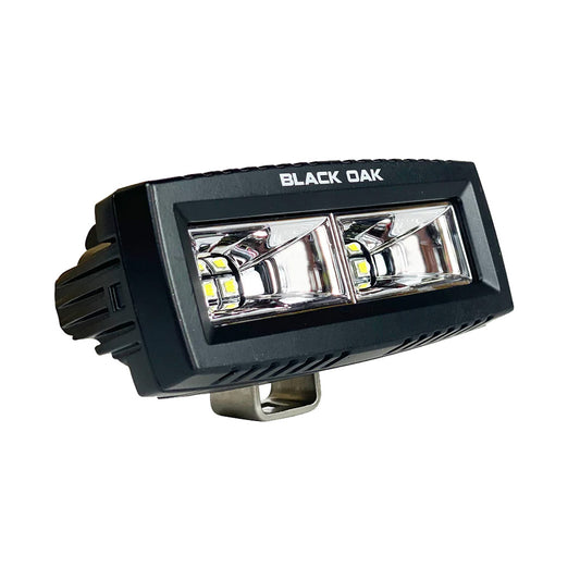 Black Oak LED 4BMS-S 4" Marine Spreader Light Flood Scene LED Pro Series 3.0 - Black