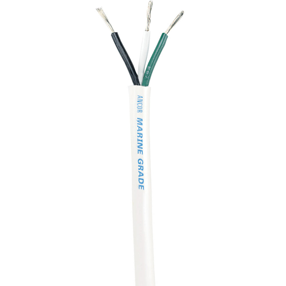 Ancor White Triplex Cable - 14/3 - Part Number 1315-FT - Sold by the Foot