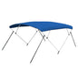 Carver 3 Bow A5487UB-04 Bimini Top with Boot - Pacific Blue Acrylic