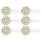 Scandvik 41152 Bulb Warm White - 6-Pack of G4 Wafer Side-Pin LEDs