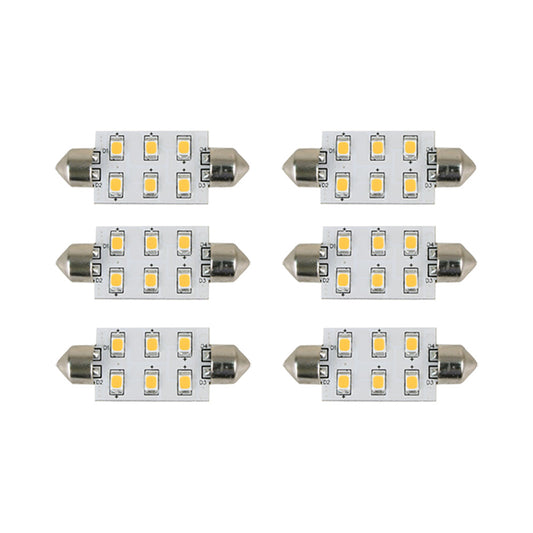 Scandvik 41162 Warm White LED Bulb 6-Pack