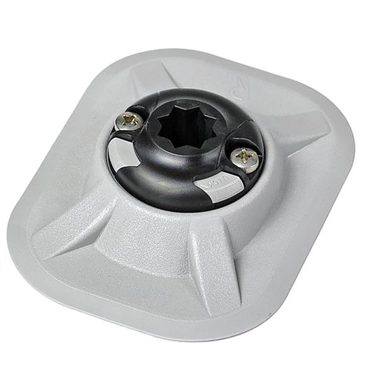 RAILBLAZA RibPort Base with 3M Backing - Grey (Part Number: 03-4064-51)