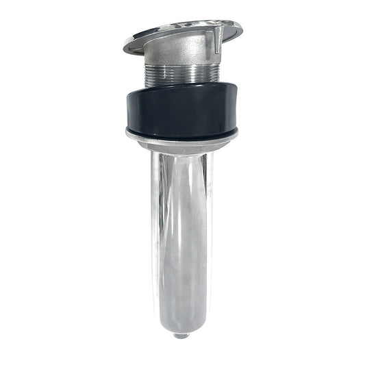 Tigress 10.5" 15-Degree Swivel Rod Holder - Screwless - Stainless Steel 77279