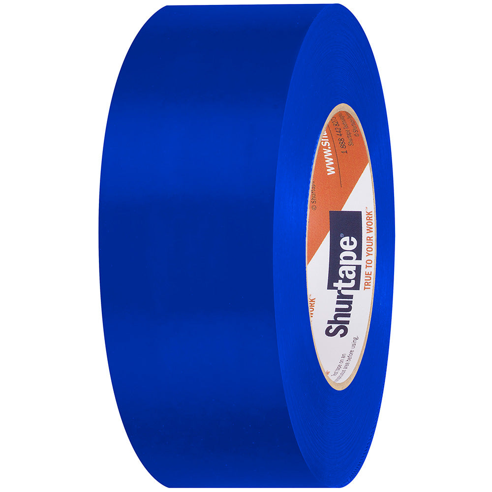 Shurtape 105731 UV-Resistant Marine Heat Shrink Tape - 48MM x 55M Roll - Straight Edge Blue