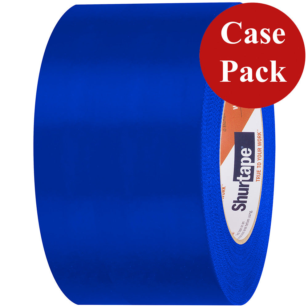 Shurtape 105742C UV-Resistant Marine Heat Shrink Tape - 72MM x 55M Roll - Serrated Edge Blue