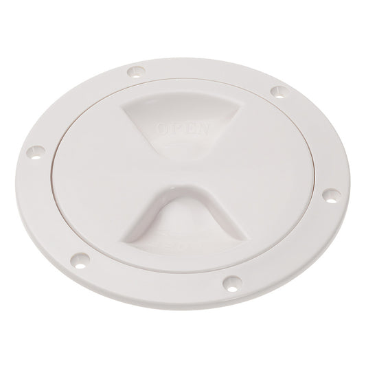Barton Marine Screw Inspection Cover - 6" (Part Number: 40040) - White