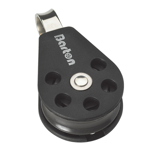 Barton Marine N03110 Size 3 45mm Plain Bearing Pulley Block Single with Fixed Eye