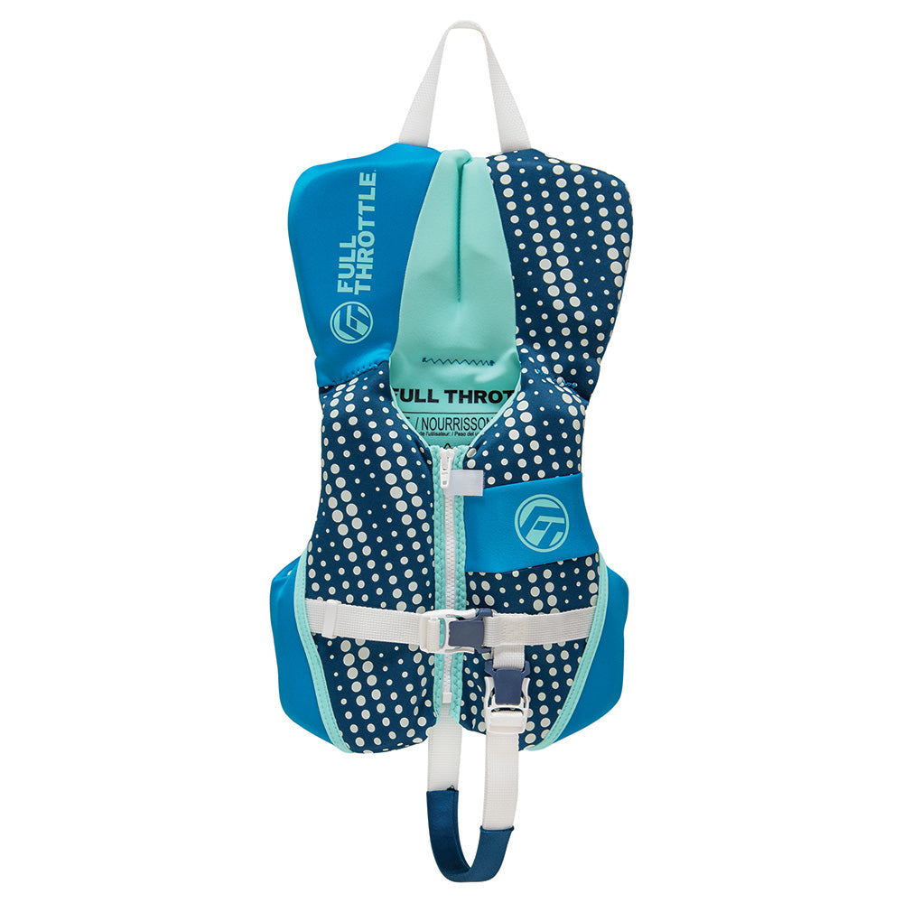Full Throttle Infant Rapid-Dry Flex-Back Life Jacket - Aqua 142200-505-000-25