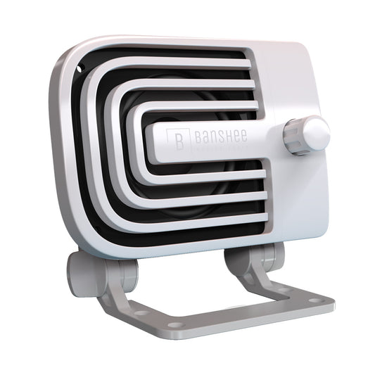 Banshee Marine Active External VHF Speaker - White BAR-VA-1W