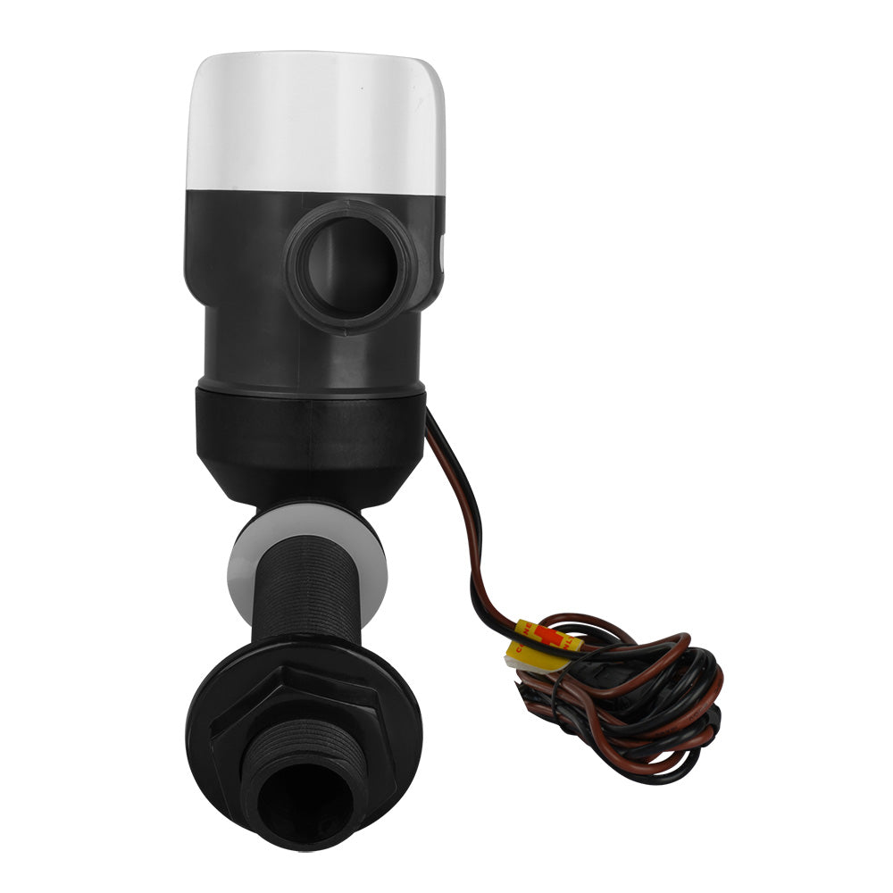 Commodore 1100 GPH Angled Livewell Pump - CM-E31-1100L - 12V