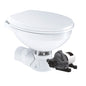 Commodore Quiet Flush Electric Toilet CM4RMT - Rear Macerator with Raw Water Pump