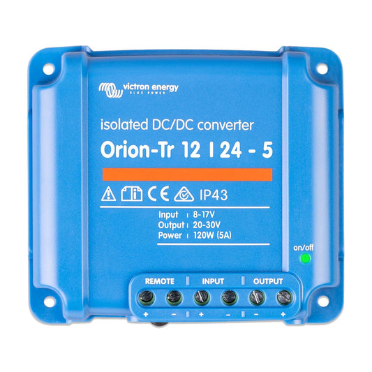 Victron Energy Orion-Tr Smart 12/24-5A 120W Isolated DC-DC Converter - ORI122410110