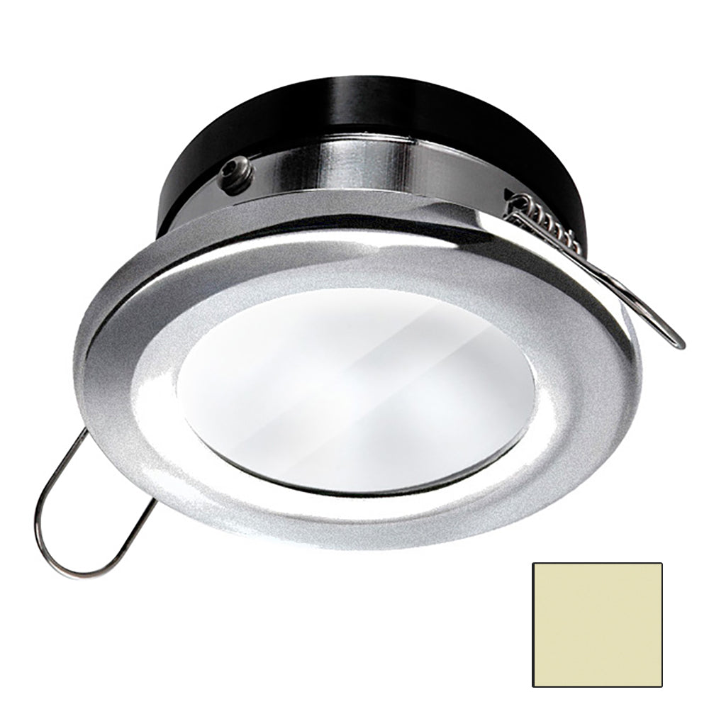 I2Systems Apeiron 4.5W Spring Mount Light Round - Warm White - Brushed Nickel Finish AP-4W-30K-PW41