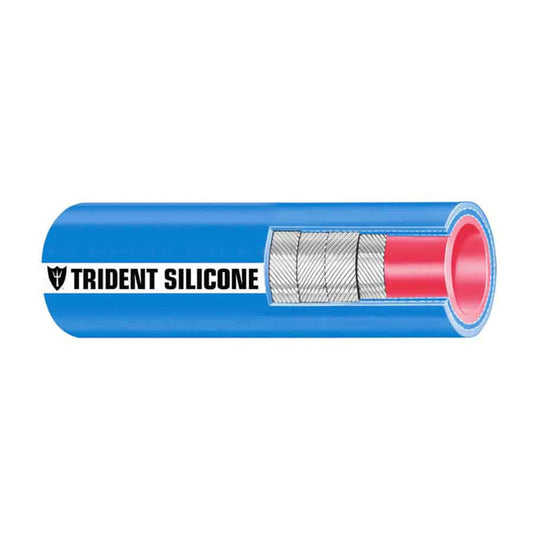 Trident Marine 3" x 36" Blue Silicone Wet Exhaust Hose - Part #202V3000-36