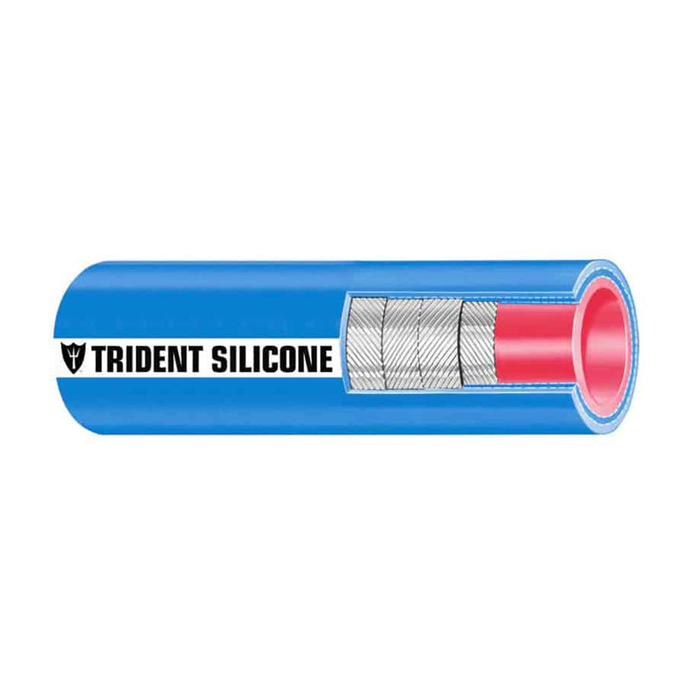 Trident Marine 6" x 36" Blue Silicone Wet Exhaust Hose - Part 202V6000-36