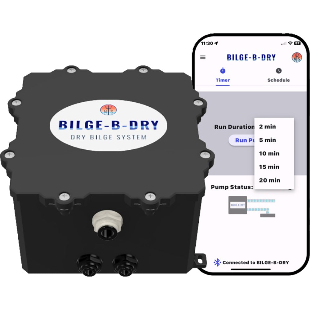 BILGE-B-DRY Dual Pump 12VDC BBD-2025-122 - Smart Bilge Water Removal System