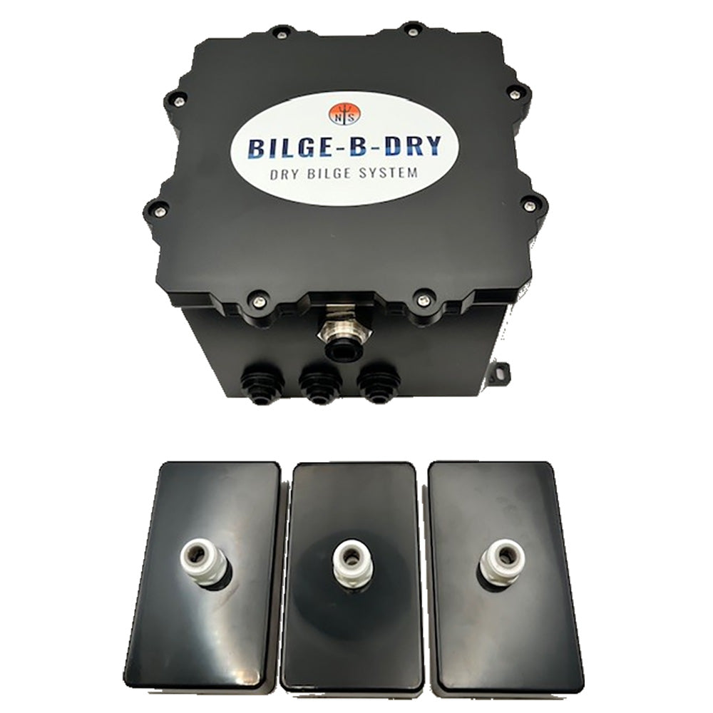 BILGE-B-DRY Triple Pump 12VDC BBD-2025-123 - Smart Device Enabled Dry Bilge System