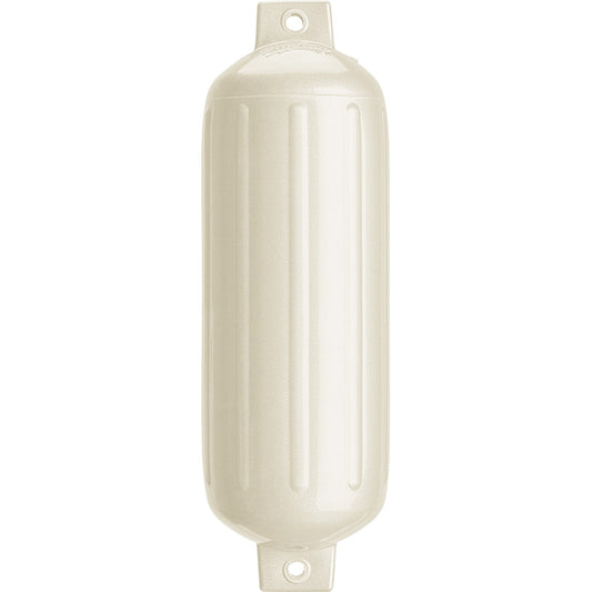 Polyform G-5 Twin Eye Fender - 8.8" x 26.8" - Metallic White