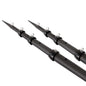 Tigress 15' XD 3K Carbon Fiber Telescoping Outrigger Poles - Matte Black/Black - Pair