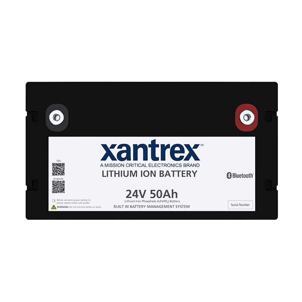 Xantrex 24V 50Ah Lithium-Ion Battery (LiFePO4) - Part Number 886-0050-24-B