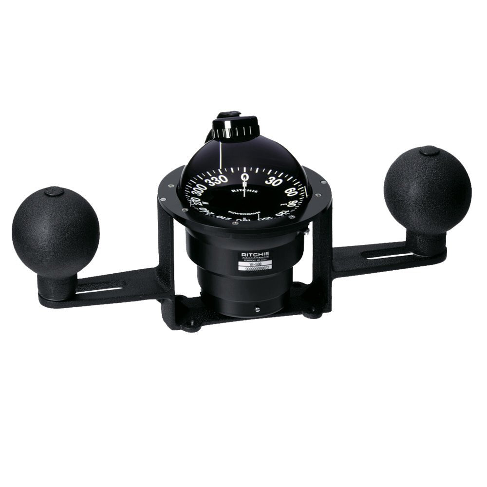 Ritchie YB - 600 Globemaster Steel Boat Compass - Yoke Mounted - Black - gca - commerce