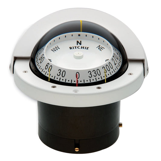 Ritchie FNW - 203 Navigator Compass - Flush Mount - White - gca - commerce