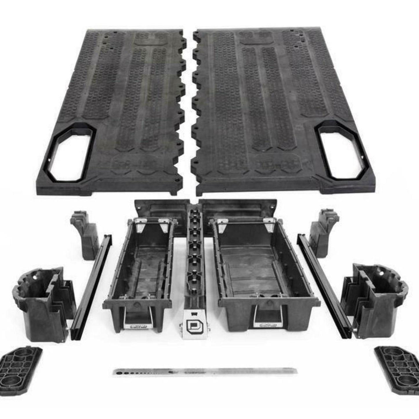 Decked LLC 19 C Ranger 6.0 ft Bed Storage with Decked Out Package - Durable Truck Bed Organizer