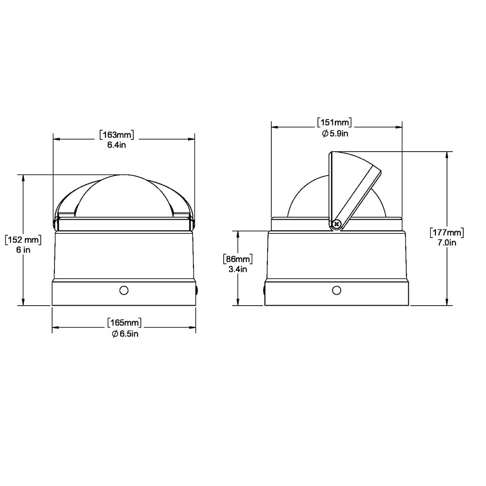 Ritchie DNW - 200 Navigator Compass - Binnacle Mount - White - gca - commerce