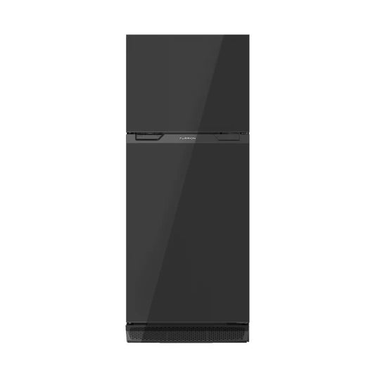 Lippert Furrion Arctic 10 Cu. Ft. RV Refrigerator – Right Hinge, Glass Door, Black | Model 2021123826