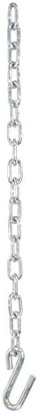 Curt Manufacturing 80040 1/4 Inch x 23 Inch Safety Chain Assembly Grade 30 Plus