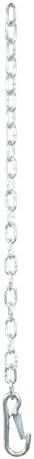 Curt Manufacturing 80312 Grade 30 Plus 3/16 inch x 24 inch Chain Link with J26 Loop