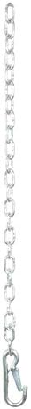 Curt Manufacturing 80312 Grade 30 Plus 3/16 inch x 24 inch Chain Link with J26 Loop