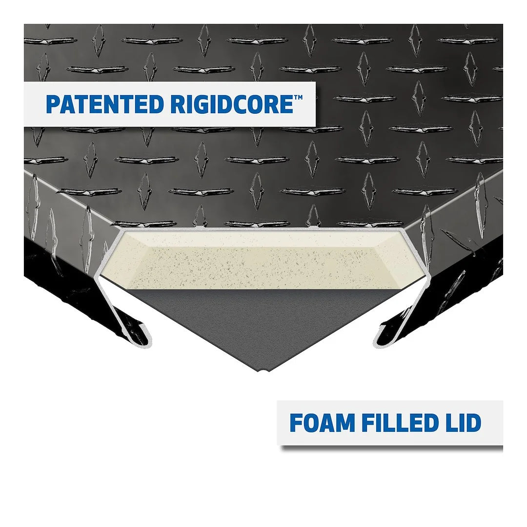 UWS United Welding Services TBC-48-BLK Black Storage Chest, 48 x 24 x 20 Inches