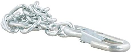 Curt Manufacturing 80312 Grade 30 Plus 3/16 inch x 24 inch Chain Link with J26 Loop