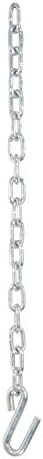 Curt Manufacturing 80040 1/4 Inch x 23 Inch Safety Chain Assembly Grade 30 Plus