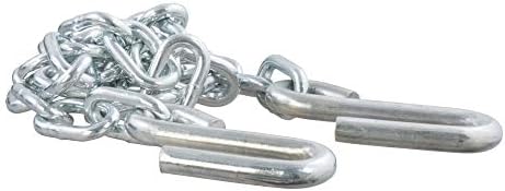 Curt Manufacturing 80030 1/4 Inch x 40 Inch Safety Chain Assembly Grade 30 Plus (2 Pack)