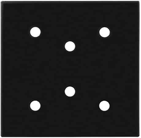 Curt Manufacturing Gloss Black Backing Plate for J600 and J704 Models - Part 83607