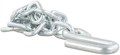 Curt Manufacturing 80040 1/4 Inch x 23 Inch Safety Chain Assembly Grade 30 Plus