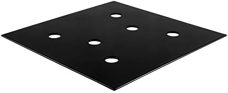 Curt Manufacturing Gloss Black Backing Plate for J600 and J704 Models - Part 83607