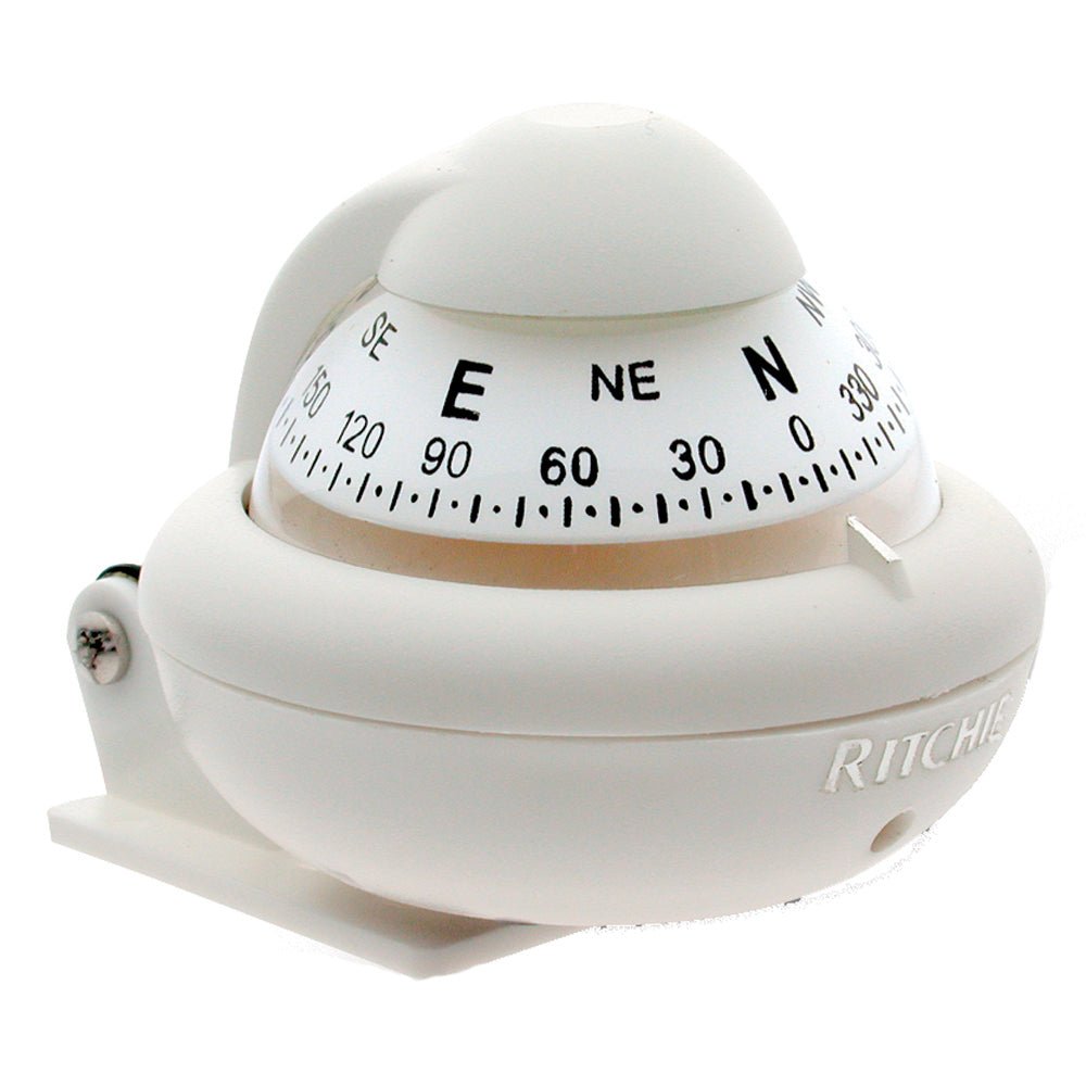 Ritchie X - 10W - M RitchieSport Compass - Bracket Mount - White - gca - commerce