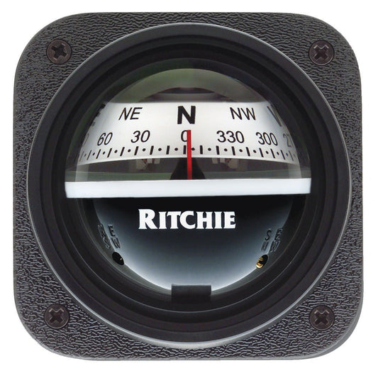 Ritchie V - 537W Explorer Compass - Bulkhead Mount with White Dial - gca - commerce